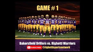 RHS FOOTBALL Bakersfield  Righetti [upl. by Arihppas280]