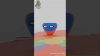 El villano😈🤑Version countryballs 3D Creditos a novaxs shorts countryballs humor [upl. by Formica]