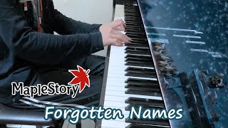 MapleStory Grand Athenaeum OST Forgotten Names  Piano cover [upl. by Fayth]