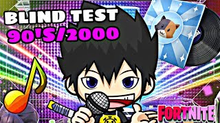 Blind test année 90  2000  Fortnite Créatif [upl. by Tildi14]