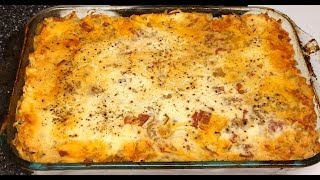 New Recipe Weight Watcher Friendly Cabbage Casserole 4 points per HUGE slice [upl. by Marilin]