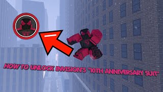 InVisions WebVerse  How to unlock InVisions quot10th Anniversary Suitquot  10th Anniversary Suit [upl. by Ymmat]