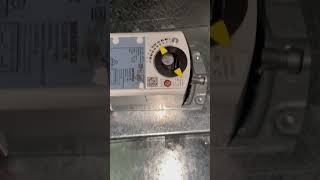 Siemens Air damperHVACGLB3461E integration testing with fire alarm system [upl. by Nordgren60]