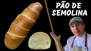 Pão de Semolina  Tradição e Maciez [upl. by Swain]