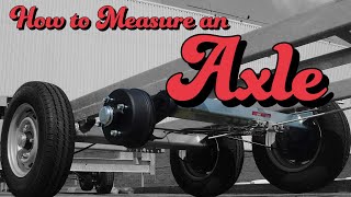 How to Measuring an Indespension Axle [upl. by Assenej]