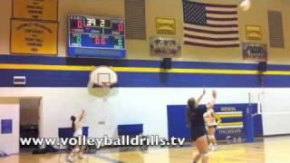 Volleyball Passing and Setting Drills Better Ball Control 60 seconds [upl. by Darees]