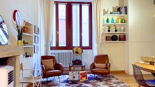 A Stunning Historic Apartment Loft Tour in Italy [upl. by Ayekin426]