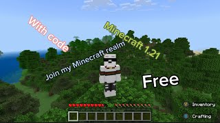 Join My “No Permission” Bedrock Edition Realm 121 [upl. by Dolloff]