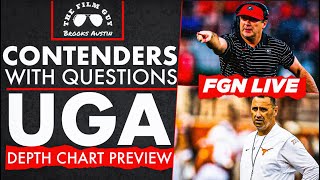 FGN LIVE CFB Title Contenders with Questions  Georgia Football Depth Chart Preview [upl. by Soloman]