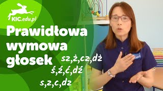 Ćwiczenia logopedyczne dla dzieci – Prawidłowa wymowa SZŻCZDŻ  ŚŹĆDŹ  SZCDZ  seplenienie [upl. by Heimlich]