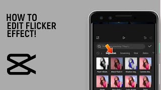 How to Edit Flicker Effect in Capcut easy [upl. by Jurkoic]