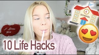 10 LIFE HACKS FÖR ATT KLARA SKOLAN [upl. by Haizek]