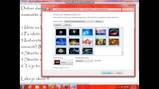 Kako namestiti da vam se slike na desktop same menjaju Srpski Tutorijal ☆ Aleksandar Aleksic ☆ [upl. by Terrance]