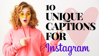 Captions for Instagram  Best Unique Captions  Best Captions For Instagram [upl. by Anoo251]