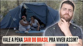 Brasileiros Vivendo em Barracas em Portugal Para Fugir dos Alugueis Altos [upl. by Caesar748]