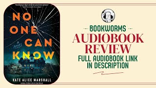 No One Can Know Audiobook Review  Kate Alice Marshall Audiobook [upl. by Gilead]