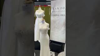 Beautiful wedding gown display by Jean Fox Bridal at Parramattas Annual WeddingExpo 2024 [upl. by Aimac]