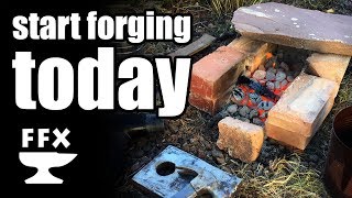 Start forging TODAY in your own backyard  no special tools required [upl. by Emearg]