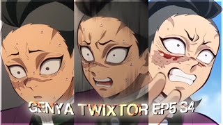 Genya Shinazugawa  Free Twixtor clips  Demon slayer • ep 5 s4 [upl. by Leotie]