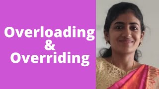 Overloading and Overriding in Java Why and when to use them in detail [upl. by Neeoma416]