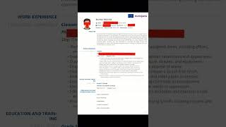 How to create a europass cv  europasscv subscribe cv [upl. by Eal]