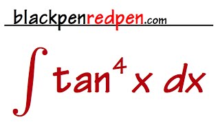 Integral of tan4x [upl. by Nohsal317]