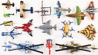 Learning Types of Helicopters Planes and Jets for Kids children Toddlers babies  Educational Toys [upl. by Dnomso]