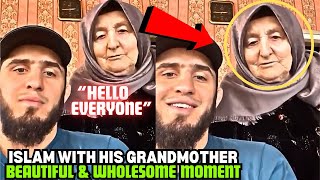 Islam Makhachev Shares An Wholesome Moment With His Grandmother VIDEO [upl. by Elrem]