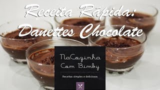 Na Cozinha com Bimby  Danettes de Chocolate [upl. by Olnee521]