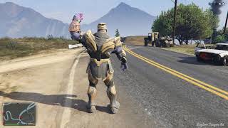 GTA 5 Thanos Thrown Meteors [upl. by Roby35]