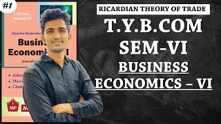 RICARDO THEORY ITYBCOM Business Economics Sem 6 Important Questions I Jayesh Rajgor [upl. by Stesha]