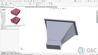 SOLIDWORKS Tech Tip Convert To Sheet Metal [upl. by Ahsienaj]