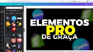 Elementos PRO no Canva Gratuito [upl. by Econah]