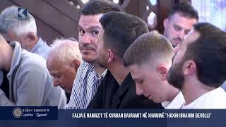 Falja e namazit të Kurban Bajramit në Xhaminë ”Haxhi Ibrahim Devolli” [upl. by Naxor]