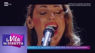 Anna Tatangelo il grande ritorno sul palco di Sanremo  La vita in diretta 30012019 [upl. by Pelson]