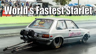 World Record Toyota Starlet 633  217mph [upl. by Marylin901]