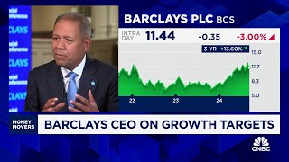 Barclays CEO on growth targets We expect investors to continue to appreciate what were doing [upl. by Leihcar]