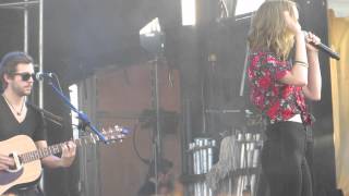 quotFly to Youquot NEW SONG  Bridgit Mendler  June 2814 Big Red Fest Charlottetown [upl. by Ydurt]