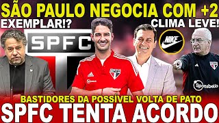 SAIU AGORA SPFC NEGOCIA COM 2 NIKE ESPECULADA CLIMA LEVE NO CT GESTÃO EXEMPLAR VOLTA DE PATO [upl. by Tiffanle130]