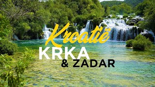 KRKA Watervallen en ZADAR in 4K  Drone  KROATIË Rondreis Deel 3 [upl. by Ellinehc956]