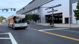 BeeLine 2022 NF XDE40 Hybrid Xcelsior 444 On Bus Route 45 Passing Down Harrison Street 732024 [upl. by Lednyk]