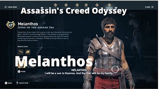 Assassins Creed Odyssey Melanthos Gods of the Aegean Sea Cultist At Sea [upl. by Baudoin150]