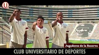 Jugadores de la reserva de Universitario dicen NO a la Violencia [upl. by Nnailuj]