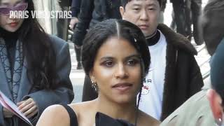 Zazie Beetz  Paris Fashion Week 2 march 2023 show Chloé [upl. by Vidda]