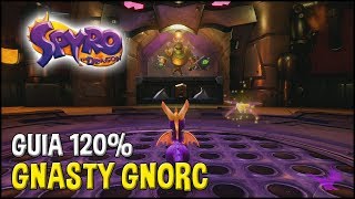 Spyro 1 Reignited Trilogy Guia 120 GNASTY GNORC [upl. by Ettegdirb]