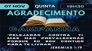 Agradecimento Campanha  Jeremias 119 [upl. by Maddocks]