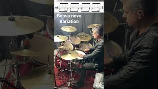 Bossa nova Drum rhythm Variation drums bossanova [upl. by Kciredohr]