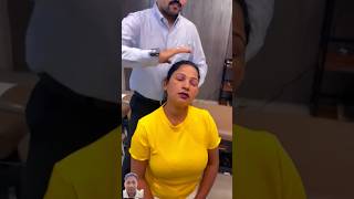 Head pain treatment by physiotherapy shortvideo chiroprectic backpainrelief [upl. by Lener]