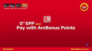 AmBank Spot – THE place for great Debit amp Credit Card deals [upl. by Idhem]