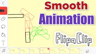 Flipaclip animation tutorial  Animate Smooth motion very easily [upl. by Auqenahc35]